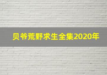 贝爷荒野求生全集2020年