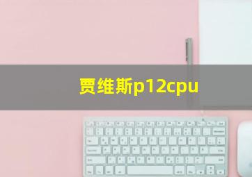 贾维斯p12cpu