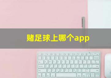 赌足球上哪个app