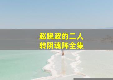 赵晓波的二人转阴魂阵全集