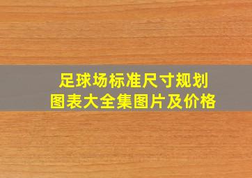 足球场标准尺寸规划图表大全集图片及价格