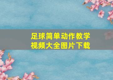 足球简单动作教学视频大全图片下载