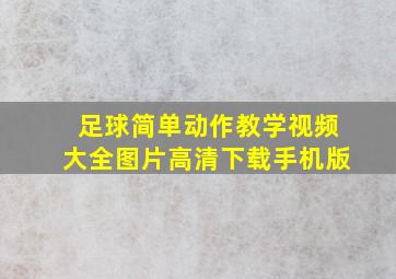 足球简单动作教学视频大全图片高清下载手机版