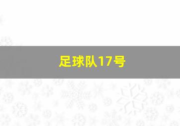 足球队17号