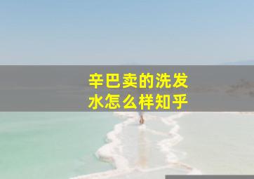 辛巴卖的洗发水怎么样知乎