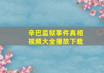 辛巴监狱事件真相视频大全播放下载