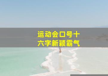 运动会口号十六字新颖霸气