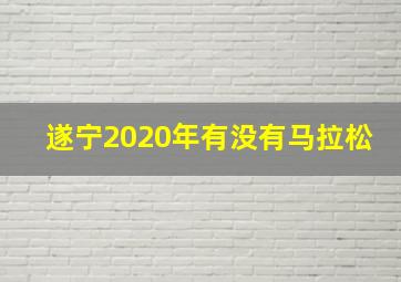 遂宁2020年有没有马拉松