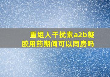 重组人干扰素a2b凝胶用药期间可以同房吗