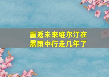 重返未来维尔汀在暴雨中行走几年了