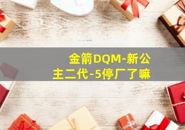 金箭DQM-新公主二代-5停厂了嘛