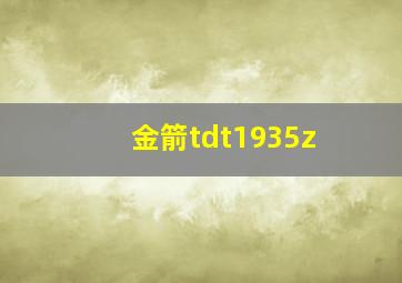 金箭tdt1935z