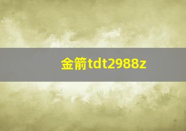 金箭tdt2988z