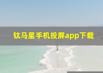 钛马星手机投屏app下载