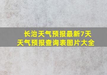 长治天气预报最新7天天气预报查询表图片大全