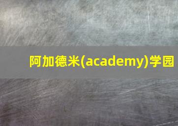 阿加德米(academy)学园