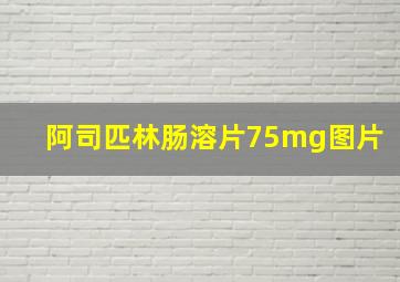 阿司匹林肠溶片75mg图片