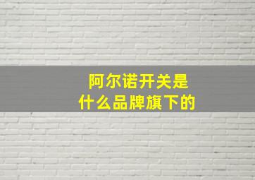 阿尔诺开关是什么品牌旗下的