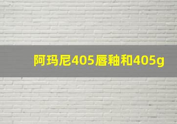 阿玛尼405唇釉和405g