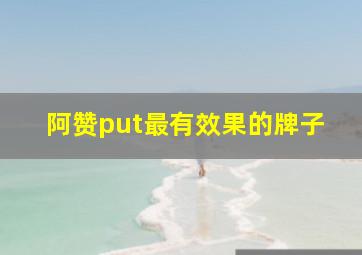 阿赞put最有效果的牌子