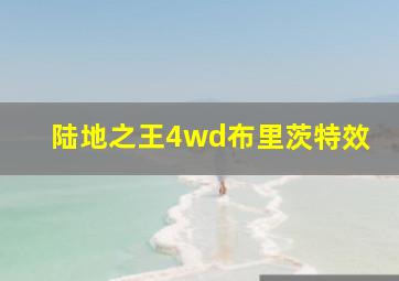 陆地之王4wd布里茨特效