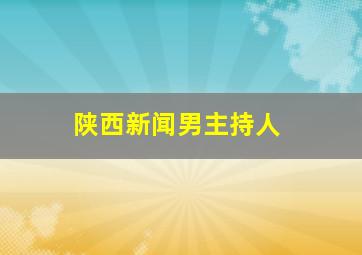 陕西新闻男主持人