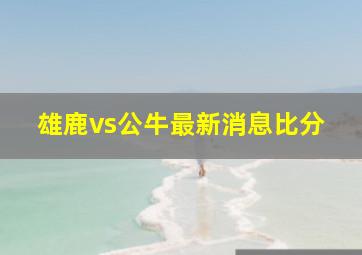 雄鹿vs公牛最新消息比分