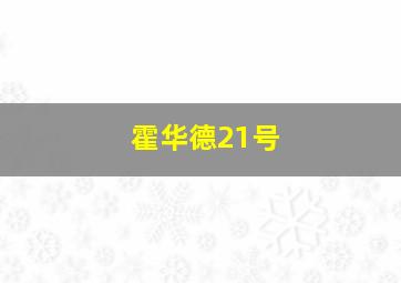 霍华德21号