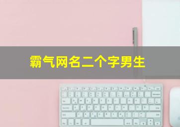 霸气网名二个字男生