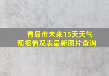 青岛市未来15天天气预报情况表最新图片查询