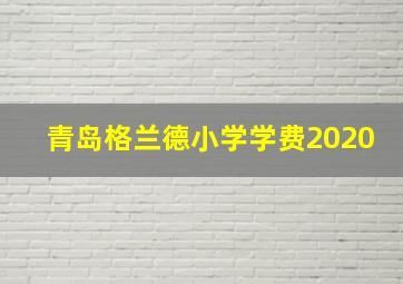 青岛格兰德小学学费2020