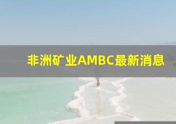 非洲矿业AMBC最新消息