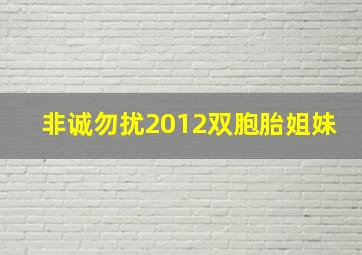 非诚勿扰2012双胞胎姐妹