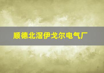 顺德北滘伊戈尔电气厂