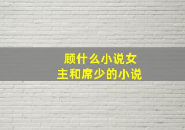 顾什么小说女主和席少的小说