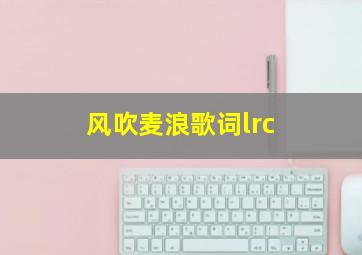 风吹麦浪歌词lrc