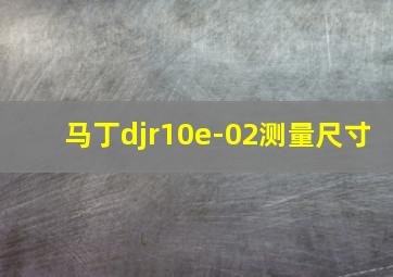 马丁djr10e-02测量尺寸