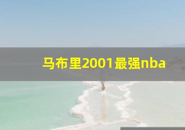 马布里2001最强nba