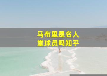 马布里是名人堂球员吗知乎