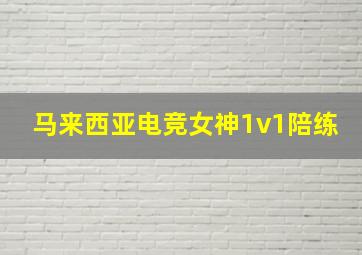 马来西亚电竞女神1v1陪练