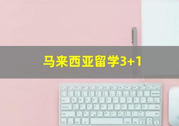 马来西亚留学3+1