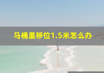 马桶盖移位1.5米怎么办