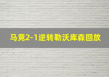 马竞2-1逆转勒沃库森回放