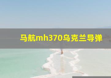 马航mh370乌克兰导弹