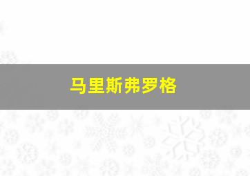 马里斯弗罗格