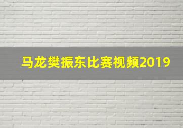 马龙樊振东比赛视频2019