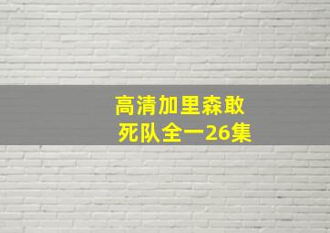 高清加里森敢死队全一26集