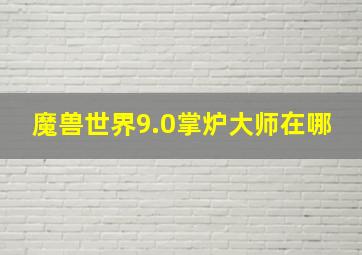 魔兽世界9.0掌炉大师在哪