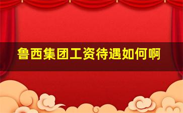 鲁西集团工资待遇如何啊