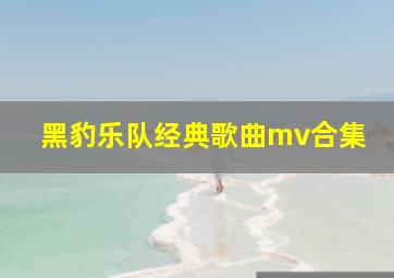 黑豹乐队经典歌曲mv合集